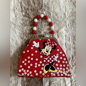 Minnie Purse Polka Dot Beaded Handle